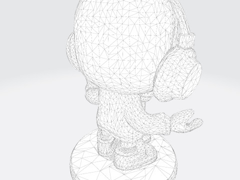 Cool Rapper Character - Ready for 3D Printing and Collectibles 3D 打印模型