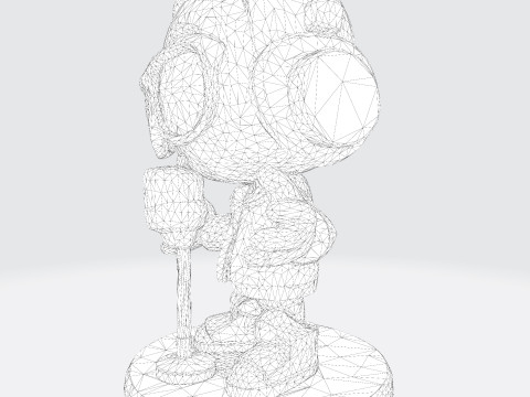 Cool Rapper Character - Ready for 3D Printing and Collectibles 3D 打印模型