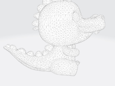 Cute Croco Cartoon High-Quality 3D Printable Model 3D Druckmodell