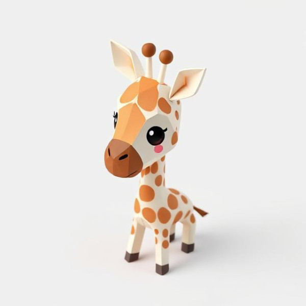Stylized Cartoon Giraffe Premium for Animation Printing Rigging 3D printmodel .c4d .max .obj .3ds .fbx .stl .blend