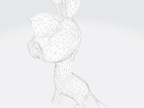 Stylized Cartoon Giraffe Premium for Animation Printing Rigging 3D printmodel