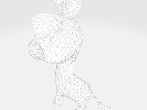 Stylized Cartoon Giraffe Premium for Animation Printing Rigging 3D Print Model
