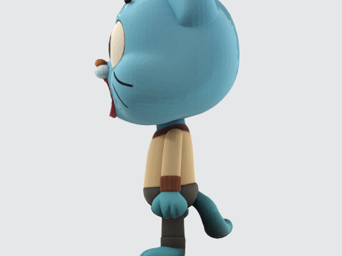 Gumball Watterson for 3D Printing 3D print model 3D Print Model