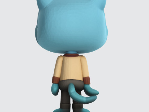 Gumball Watterson for 3D Printing 3D print model 3D Print Model