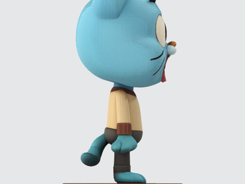 Gumball Watterson for 3D Printing 3D print model 3D Print Model