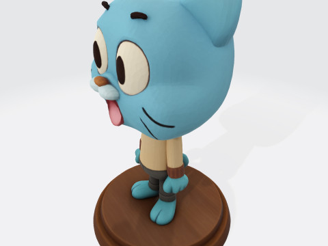 Gumball Watterson for 3D Printing 3D print model 3D Print Model