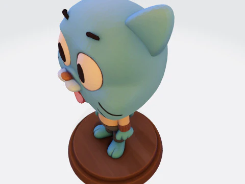Gumball Watterson for 3D Printing 3D print model 3D Print Model