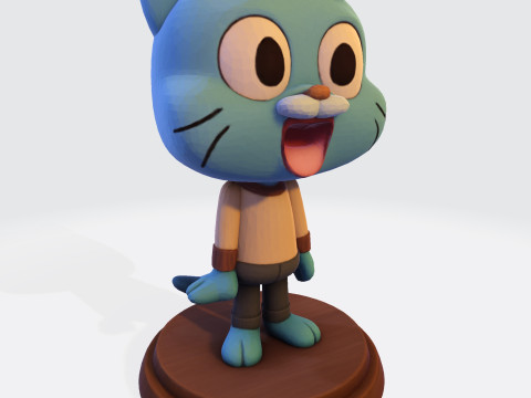 Gumball Watterson for 3D Printing 3D print model 3D Print Model
