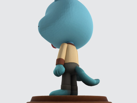 Gumball Watterson for 3D Printing 3D print model 3D Print Model