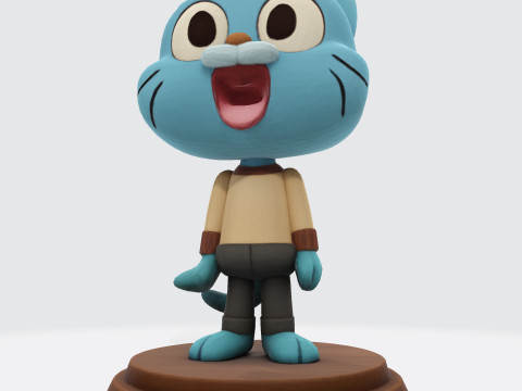 Gumball Watterson for 3D Printing 3D print model 3D Print Model