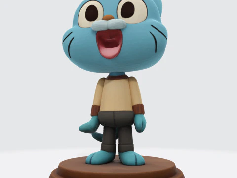 Gumball Watterson for 3D Printing 3D print model 3D Print Model