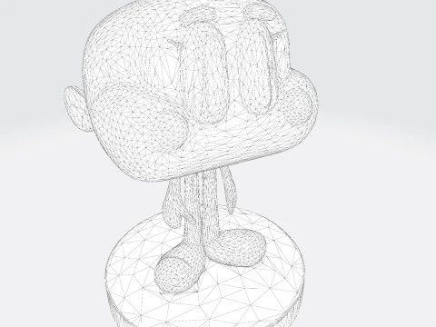 Darwin Watterson Fan-Made 3D Printable Figurine 3D Print Model