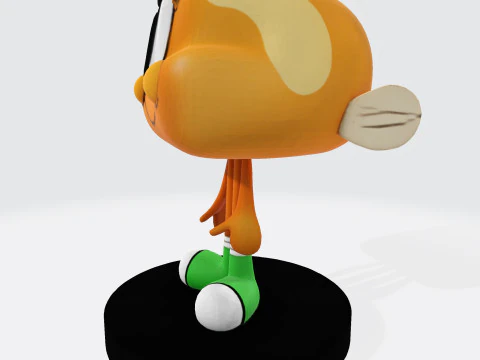 Darwin Watterson Fan-Made 3D Printable Figurine 3D Print Model
