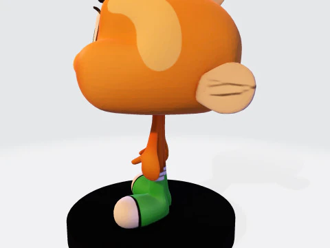 Darwin Watterson Fan-Made 3D Printable Figurine 3D Print Model