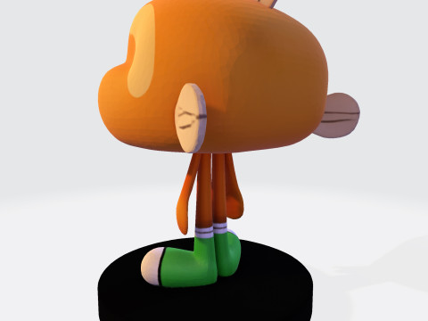 Darwin Watterson Fan-Made 3D Printable Figurine 3D 打印模型