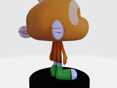 Darwin Watterson Fan-Made 3D Printable Figurine 3D 打印模型