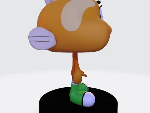 Darwin Watterson Fan-Made 3D Printable Figurine 3D Print Model