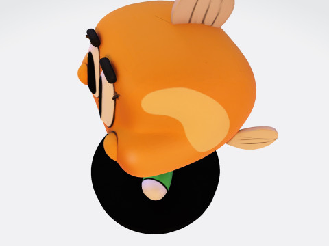 Darwin Watterson Fan-Made 3D Printable Figurine 3D 打印模型