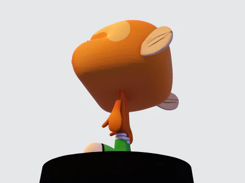 Darwin Watterson Fan-Made 3D Printable Figurine 3D Print Model
