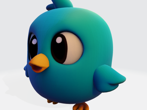 Kotkot 3D Printable Character Model 3D 모델