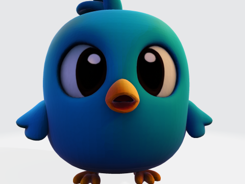 Kotkot 3D Printable Character Model 3Dモデル