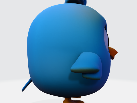 Kotkot 3D Printable Character Model 3Dモデル