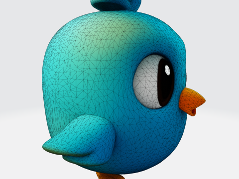 Kotkot 3D Printable Character Model 3Dモデル