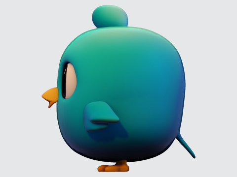 Kotkot 3D Printable Character Model 3Dモデル