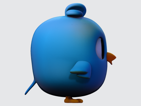 Kotkot 3D Printable Character Model 3Dモデル