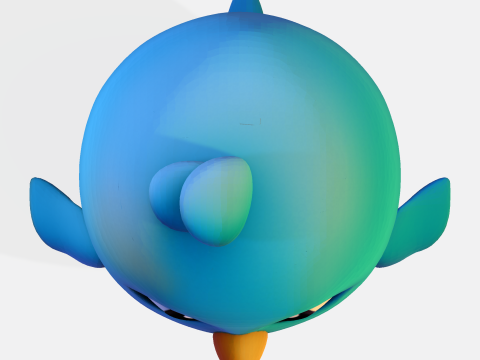 Kotkot 3D Printable Character Model 3Dモデル