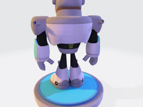 Cyborg Stylized 3D Printable Fan Art Model 3D Print Model