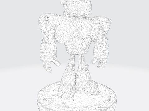 Cyborg Stylized 3D Printable Fan Art Model 3Dプリントモデル