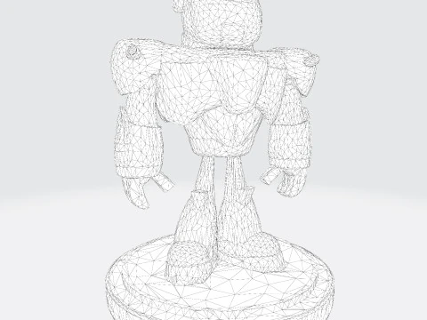 Cyborg Stylized 3D Printable Fan Art Model 3D Print Model