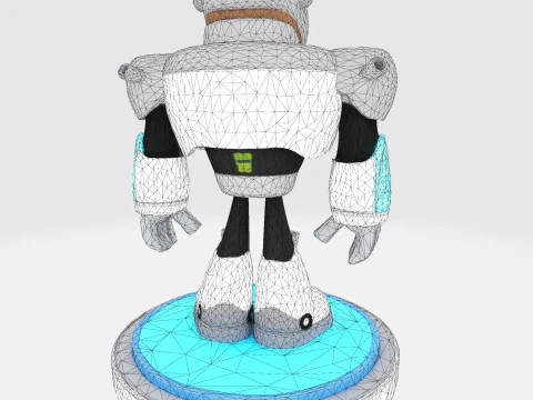 Cyborg Stylized 3D Printable Fan Art Model 3D Print Model