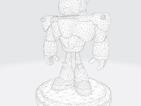 Cyborg Stylized 3D Printable Fan Art Model 3Dプリントモデル