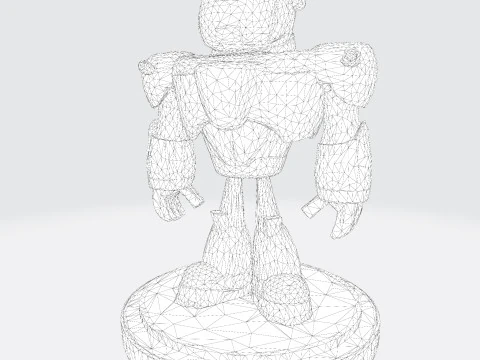 Cyborg Stylized 3D Printable Fan Art Model 3D Print Model