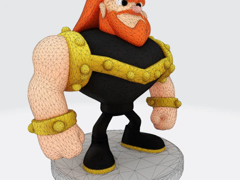 Spectral Hunter Stylized Figurine for 3D Printing 3D Print Model