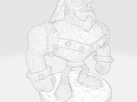 Spectral Hunter Stylized Figurine for 3D Printing 3D 打印模型