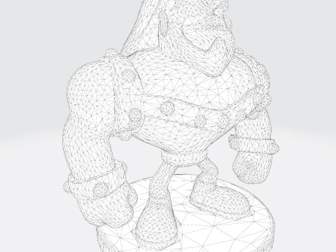 Spectral Hunter Stylized Figurine for 3D Printing 3D Print Model