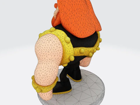 Spectral Hunter Stylized Figurine for 3D Printing 3D Print Model