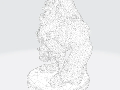 Spectral Hunter Stylized Figurine for 3D Printing 3D Print Model