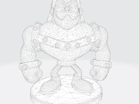 Spectral Hunter Stylized Figurine for 3D Printing 3D Print Model