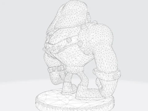 Spectral Hunter Stylized Figurine for 3D Printing 3D Print Model