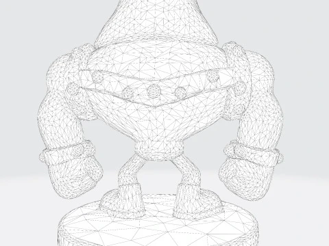 Spectral Hunter Stylized Figurine for 3D Printing 3D Print Model