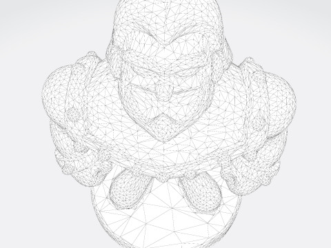 Spectral Hunter Stylized Figurine for 3D Printing 3D 打印模型