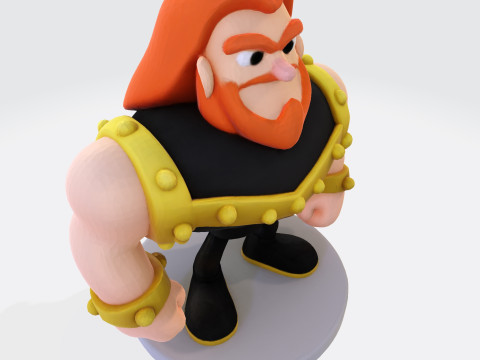 Spectral Hunter Stylized Figurine for 3D Printing 3D 打印模型