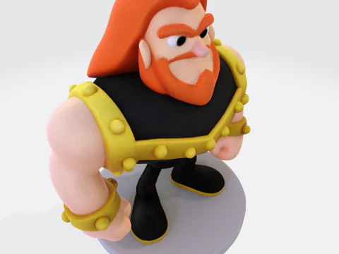 Spectral Hunter Stylized Figurine for 3D Printing 3D Print Model