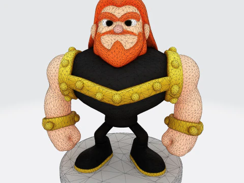 Spectral Hunter Stylized Figurine for 3D Printing 3D Print Model
