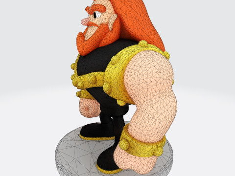 Spectral Hunter Stylized Figurine for 3D Printing 3D 打印模型