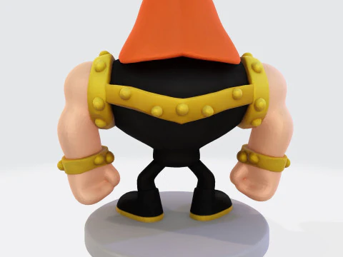 Spectral Hunter Stylized Figurine for 3D Printing 3D Print Model